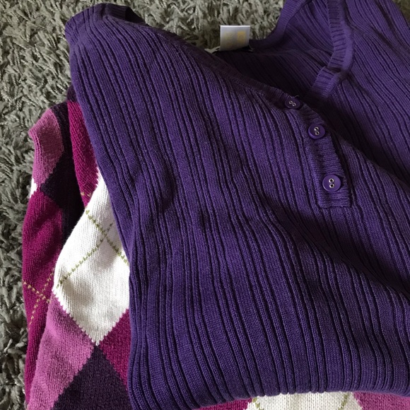 Oversized Purple Knit Sweaters Bundle - Picture 9 of 9
